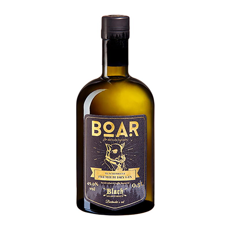 Boar Black Keiler Strength Gin (0,5L 49,9% Vol.)