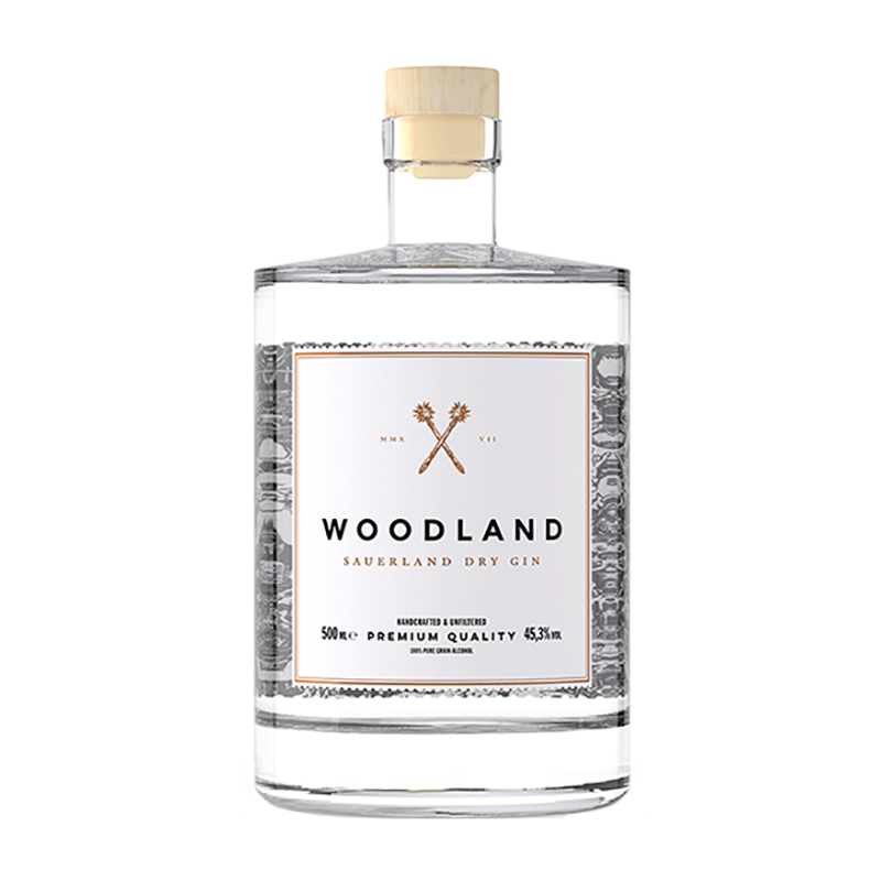 Woodland Sauerland Dry Gin (0,5L 45,3% Vol.)