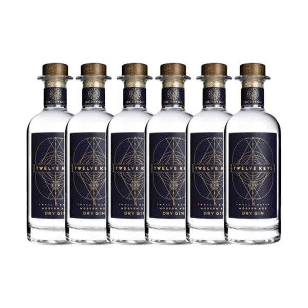 6 x Twelve Keys N°33 Dry Gin (6x 0,7L 46% Vol.)